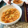 ほけきょ♪'s cooksnap of when they made 簡単 親子ランチ☆トマトチーズリゾット風.