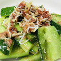 oji3cook's cooksnap of when they made 梅としらすのごま油香るたたききゅうり.