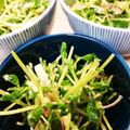 クッキン坊主's cooksnap of when they made 豆苗とみょうが・ツナの柚子胡椒和えサラダ.