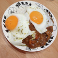 よよん☆ミ's cooksnap of when they made 理想的！超簡単！半熟目玉焼きの作り方.