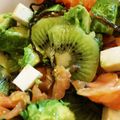 Ｃｈｕ―ｓｏｎ's cooksnap of when they made キウイ×サーモンの塩昆布マリネ.