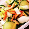 こずっぺ's cooksnap of when they made 浅漬け　きゅうり　キャベツ　人参.