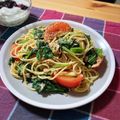 クック7YH7SY☆'s cooksnap of when they made 柚子胡椒薫るツナとモロヘイヤの和風パスタ.