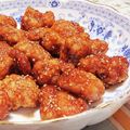 こともみ's cooksnap of when they made 鶏の甘辛胡麻絡め♪.