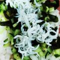 わわわわーい's cooksnap of when they made 【おとなも美味しい幼児食】釜揚げしらす丼.