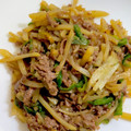 ハワイカイルア's cooksnap of when they made 牛コマとピーマンとじゃがいもの炒め物.