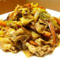 miyanoazu's cooksnap of when they made 胃にやさしい、豚こま生姜焼き風味.