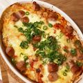 卵かけご飯にもぽん酢's cooksnap of when they made オートミールでキムチ豆腐グラタン.