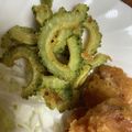 ちゃぎー's cooksnap of when they made やめられないとまらない！ゴーヤチップス.