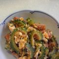 のじまさん's cooksnap of when they made かつおぶしｄｅゴーヤの卵炒め.