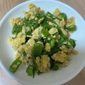 ながぴー♧'s cooksnap of when they made ひき肉ピーマンの卵そぼろ炒め.