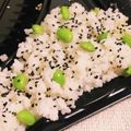 私市ビッキーズ津門巳's cooksnap of when they made 枝豆しお胡椒ごはん☘お弁当に.