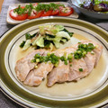 きっかママ's cooksnap of when they made 厚切りポーク 簡単ねぎ醤油ステーキソース.