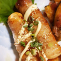 か～ぽ☆'s cooksnap of when they made 豆腐の豚肉巻き★照り焼きマヨソース★.
