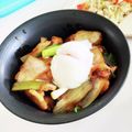 くっくペタ's cooksnap of when they made ☆焼き鳥温玉丼☆.