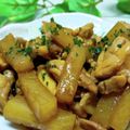 mielle's cooksnap of when they made 鶏肉と大根の中華炒め煮.