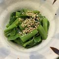 クック5NOFPV☆'s cooksnap of when they made 便秘解消！つるむらさきのおひたし.
