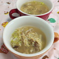 赤い電話's cooksnap of when they made 腸活やダイエットに！きのこと卵のスープ.