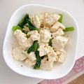 クック6U7INU☆'s cooksnap of when they made 小松菜と豆腐の中華白和え.