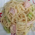 やなりんご☆'s cooksnap of when they made ハムとレタスの簡単あっさりチーズパスタ☆.