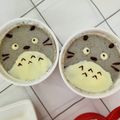 ryumi58's cooksnap of when they made 簡単！かわいい！トトロのごまプリン.