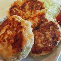 Yuuko7i's cooksnap of when they made 栄養満点！鶏挽肉の豆腐ハンバーグ.