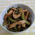 うぐいす♪'s cooksnap of when they made ゴーヤと竹輪のきんぴら.