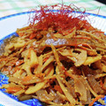 ☆マサモ☆'s cooksnap of when they made 蓮根と蒟蒻入りきんぴらごぼう.
