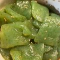 いくぴりん's cooksnap of when they made お刺身こんにゃくのごま油和え.