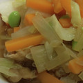 あゆたっくん's cooksnap of when they made キャベツと枝豆・うす揚げの煮物♪.