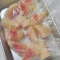 tamago大好き's cooksnap of when they made 桃を冷凍しただけ☆桃シャーベット.