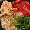 yossheep's cooksnap of when they made つわり対策♡簡単！豆乳ポン酢そうめん.
