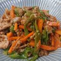 ティモ333's cooksnap of when they made 豚肉とピーマンのピリ辛スタミナ炒め.