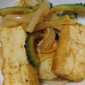 ぶ〜ちゃん。's cooksnap of when they made みそで簡単！ゴーヤと厚揚げのみそ炒め.