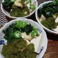 ひっこ's cooksnap of when they made モロヘイヤ、めかぶ、オクラのとろとろ冷奴.