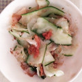 SakuranboX's cooksnap of when they made ちょいと一品★ズッキーニの梅おかか和え.