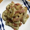 daikanon's cooksnap of when they made 添え物にどうぞ♪蓮根とベーコン炒め.