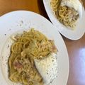 maezuchu's cooksnap of when they made 簡単！カルボナーラ.