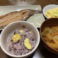 みゆみゆ44's cooksnap of when they made 黒米入り栗ごはん.