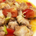 菜つ実☆ミ's cooksnap of when they made 鶏ももとトマトのネギ塩ダレ炒め.