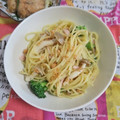 mmameco's cooksnap of when they made バター香るシメジと鮭フレークの冷製パスタ.
