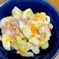 ピョンちゃん★'s cooksnap of when they made ハムとたまごのポテサラ♡.