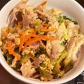 湯気つくってみた's cooksnap of when they made 簡単☆めんつゆと豚肉でゴーヤチャンプル♡.