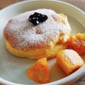 ひだまりかふぇ's cooksnap of when they made スフレパンケーキ＊型なし.