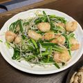 クロ８５'s cooksnap of when they made 海老ニラもやしのエスニック炒め.