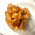 こりんママ8's cooksnap of when they made 魚肉ソーセージと卵のケチャップ炒め.