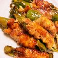 もちまろん's cooksnap of when they made ピーマンのスタミナ肉巻き♪.