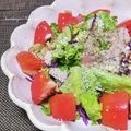 かおりかざり's cooksnap of when they made ＊レタスとベーコンのレモン風味サラダ＊.