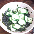＊陽紗＊'s cooksnap of when they made きゅうりとわかめの酢の物.