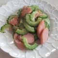きらり流れ星's cooksnap of when they made ゴーヤとウインナー炒め蜂蜜醤油絡め.